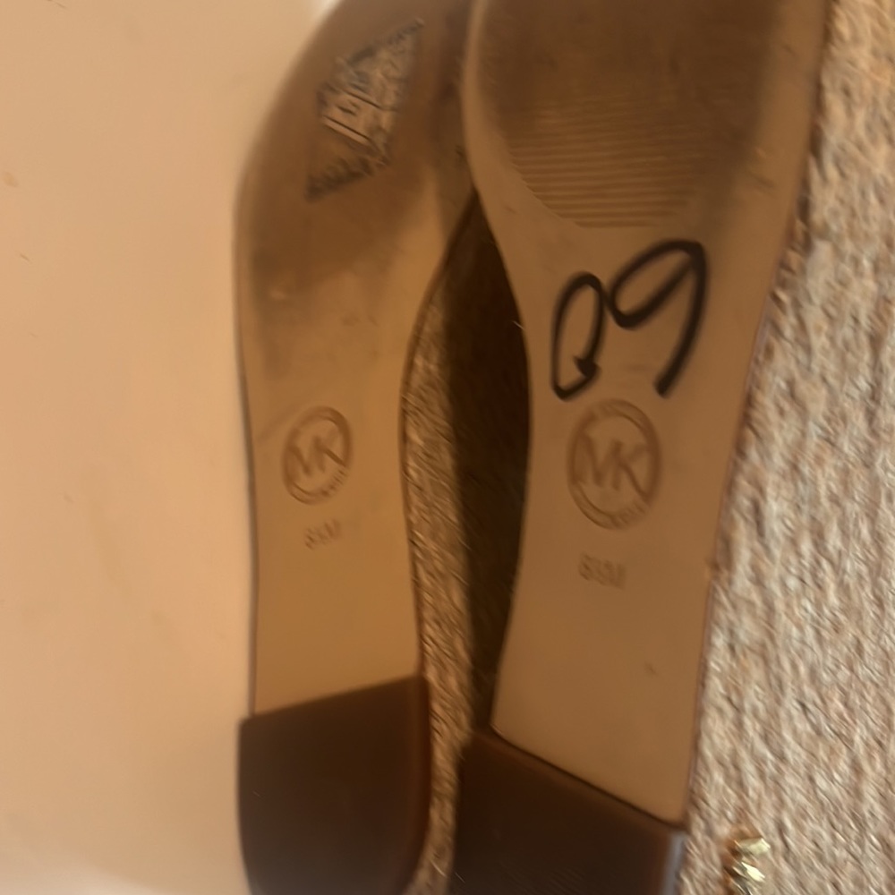 MICHAEL Michael Kors White Wedge Mules - Picture 9 of 10